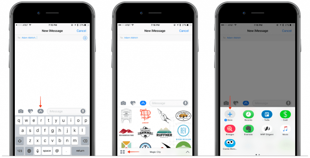 Install Magic City Stickers for iMessages - Steps 1-3
