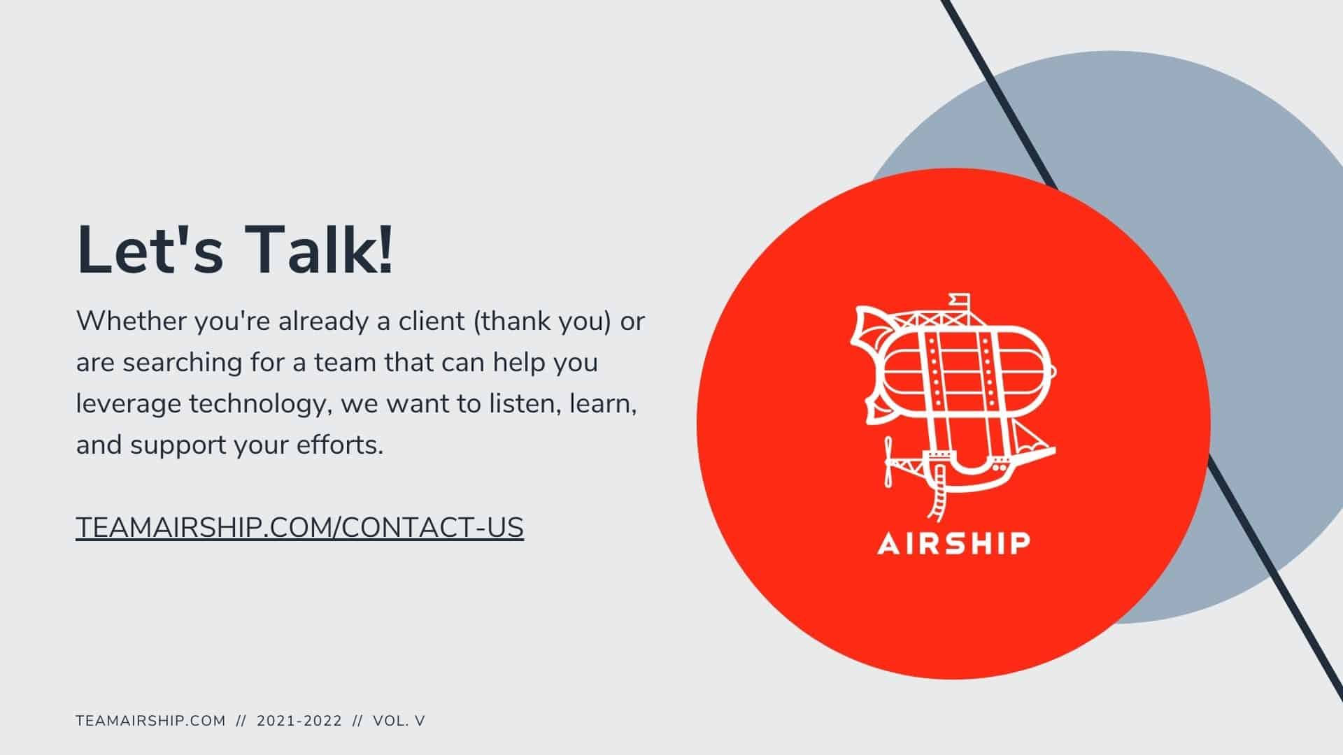 contact team airship for application development